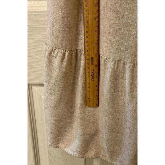 Monteau Los Angeles America`s Sweetheart Linen Blend Sleeveless Midi Dress XS - Picture 7 of 9